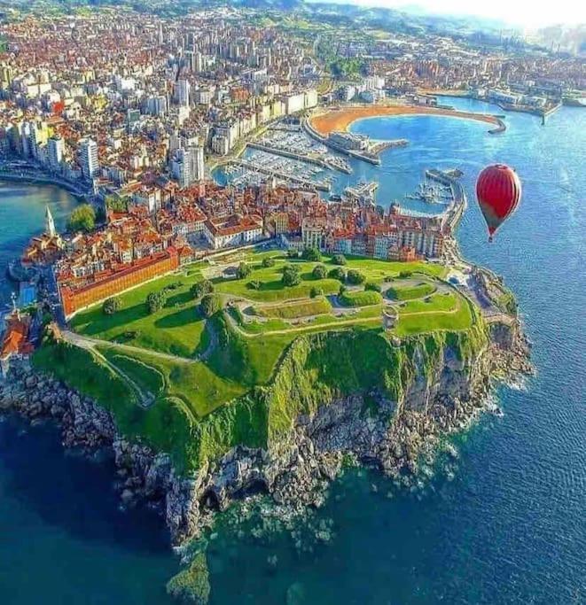 Apartamento Gijon Arena, Con Aparcamiento Dış mekan fotoğraf
